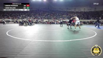 B4A-285 lbs Cons. Round 1 - Aiden Willard, Weatherford vs Gideon Peterson, Sulphur