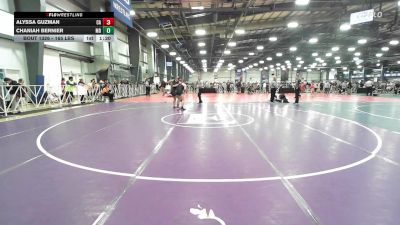 165 lbs Round Of 16 - Alyssa Guzman, CA vs Chaniah Bernier, MD