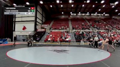 157 lbs Cons. Round 2 - Joe Kuster, Drury vs Cade Johnson, Kentucky Wesleyan