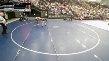 5A 155 lbs Cons. Round 3 - Elyse Ostler, Box Elder vs Jade Caudle, Olympus
