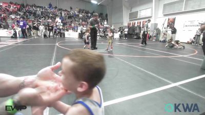 35 lbs Rr Rnd 5 - Walker Sims, Keystone Kids Wrestling Club vs Asher Gregory, Tulsa Blue T Panthers