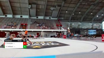 138 lbs Quarterfinal - Evan Willock, TJ Trained Wrestling vs Aaronn Andrade, Metamora High School