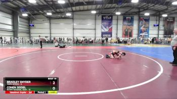 60 lbs Rd# 7- 10:45am Saturday Final Pool - Bradley Snyder, Terps XPress vs Cohen Seidel, NCWAY National Team