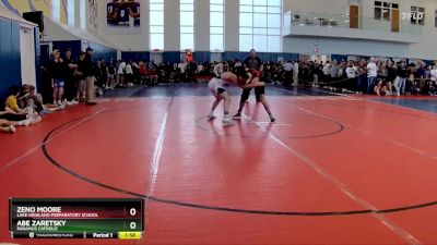 150 lbs Champ. Round 1 - Zeno Moore, Lake Highland Preparatory School vs Abe Zaretsky, Paramus Catholic