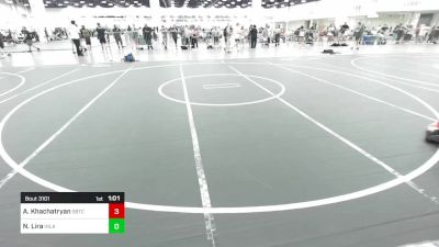 88 lbs Quarterfinal - Arto Khachatryan, SBTC vs Noah Lira, Inland Elite WC
