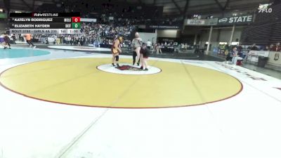 Girls 4A 235 lbs Cons. Semi - Elizabeth Hayden, South Kitsap (Girls) vs Katelyn Rodriguez, Moses Lake (Girls)