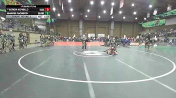 110 lbs Champ. Round 2 - Maddie Pacheco, Lafayette vs Leticia Covello, Ozark