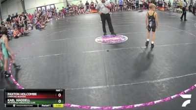52 lbs Round 1 - Paxton Holcombe, Carolina Reapers vs Kael Waddell, Reverence Wrestling Club