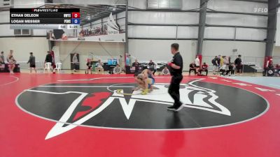 79 kg Cons. Round 5 - Ethan DeLeon, Nebraska Wrestling Training Center vs Logan Messer, Patriot Elite Wrestling Club