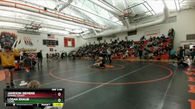 150A Round 4 - Jameson Siemens, Natrona County vs Logan Knaub, Laurel