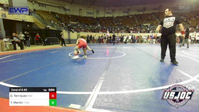 92 lbs Consi Of 8 #2 - Gabe Terriquez, Raw Wrestling Club vs Tripp Martin, Team Tulsa Wrestling Club