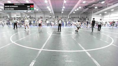 145 lbs Rr Rnd 3 - David Alvarado, CentralMD Grey vs Jacob King, Indiana Outlaws Yellow