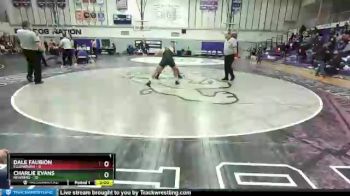 160 lbs Semifinal - Charlie Evans, Newberg vs Dale Faubion, Ellensburg