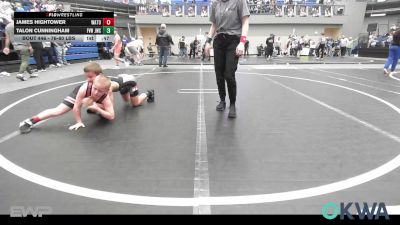 76-80 lbs Consolation - James Hightower, Watonga Youth Wrestling vs Talon Cunningham, Jacket Wrestling Club