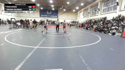 126 lbs Consi Of 8 #2 - Ryan Sousa, Farmington vs Trevien Goldman, Wilton