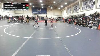 126 lbs Consi Of 8 #2 - Ryan Sousa, Farmington vs Trevien Goldman, Wilton