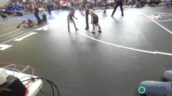 49 lbs Consi Of 16 #2 - Ashton Davis, Verdigris Youth Wrestling vs Maisyn Malone, Bartlesville Wrestling Club