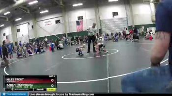 50 lbs Round 2 (6 Team) - Kaden Thornburg, Kearney Matcats - Gold vs Miles Trout, Jr Titans