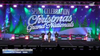 Thunder Extreme - Wind [2025 L1 Junior - D2 - Small] 2025 Spirit Celebration Christmas Grand Nationals