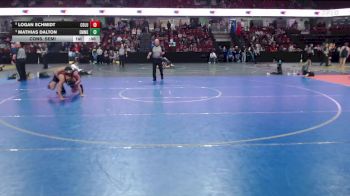 150 lbs Cons. Semi - Mathias Dalton, Emmett vs Logan Schmidt, Columbia