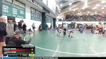 105 lbs 3rd Place Match - Taylor Drake, Fremont vs Aurora Rider, Kuna