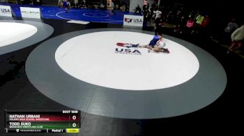 157 lbs Champ. Round 3 - Todd Suko, Brawlers Wrestling Club vs Nathan Urbani, Folsom High School Wrestling