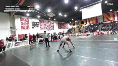 138 lbs Quarterfinal - Christian Garcia, La Serna vs Raul Ronquillo, Downey