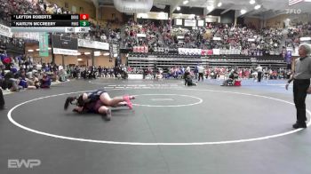 190 lbs 3rd Place Match - Layton Roberts, Douglass HS vs Kaitlyn McCreery, Phillipsburg HS