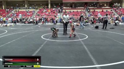 55 lbs Cons. Round 3 - Bri?eon Daugherty, RSA Red Storm Wrestling vs Breckynn Edgerton, Hoisington Jr. Cardinal Wrestl