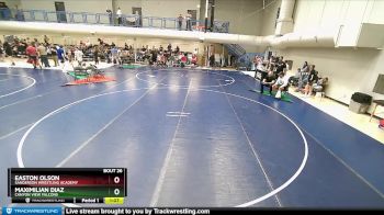 113 lbs Semifinal - Easton Olson, Sanderson Wrestling Academy vs Maximilian Diaz, Canyon View Falcons