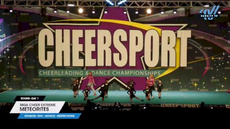 MGA Cheer Extreme - Meteorites [2025 L1 Tiny - Novice - Restrictions Day 1] 2025 CHEERSPORT National All Star Cheerleading Championship