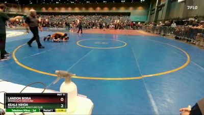 105-106 lbs Round 1 - Kealii Nihoa, Fallon Outlaws Wrestling Club vs Landon Boisa, Nevada Elite Wrestling