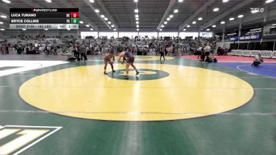 182 lbs Round Of 32 - Luca Turano, NY vs Bryce Collins, PA