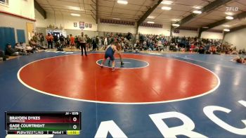 157B Quarterfinal - Gage Courtright, Douglas vs Brayden Dykes, Torrington