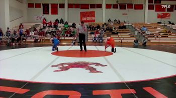 144 lbs Round 1 (6 Team) - Preston French, Onaga HS vs Logan Courtois, Pomona-West Franklin HS