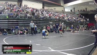 70 lbs Round 2 (6 Team) - Chason Al-Hanfoosh, Team Texas Blue vs Liam Austin, North Dakota 1