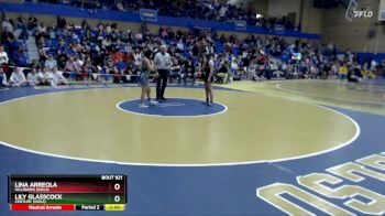 115lbs Cons. Round 4 - Lily Glasscock, Century (Girls) vs Lina Arreola, Hillsboro (Girls)