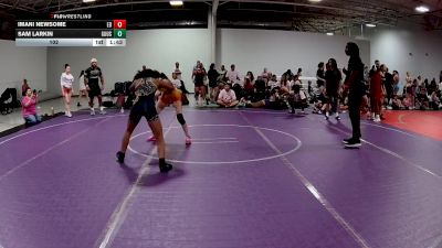 102 lbs Finals (8 Team) - Imani Newsome, EsteBuilt vs Sam Larkin, Ground Up USA
