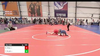 152 lbs Round Of 32 - Kenley Riley, NC vs Tykala Pruitt, SC