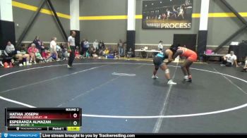 148 lbs Round 2 (6 Team) - Hathia Joseph, Nebraska Vipers Scarlet vs Esperanza Almazan, Braided Brutes