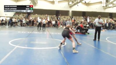 110-I lbs Consi Of 16 #1 - Caleb Hoosier, Team Nauman Wrestling Club vs Colin LaForge, Mat Assassins