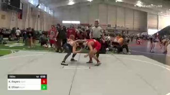 116 lbs Consi Of 4 - Kody Rogers, NorCal All-Stars vs Blair Ellison, Element