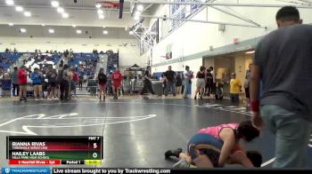 126 lbs Cons. Semi - Rianna Rivas, Threshold Wrestling vs Hailey Laabs, Villa Park High School