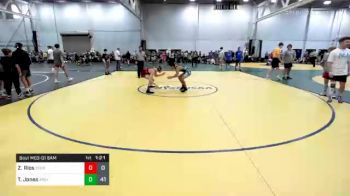 123 lbs Prelims - Zach Rios, Tech Squad vs Trevor Jones, Apex