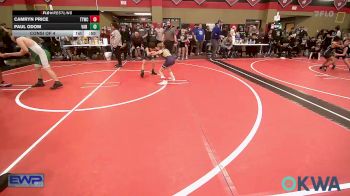 61 lbs Consi Of 4 - Camryn Price, Team Tulsa Wrestling Club vs Paul Odom, Van Buren Matdawgs
