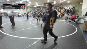 155 lbs Cons. Round 2 - Gloria Martinez, Montclair vs Giselle Tapu, Rancho Cucamonga