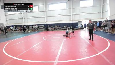 138 lbs Quarterfinal - Parker Welch, VA vs Justice Collins, NC