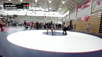 190 lbs Cons. Round 4 - Allison Stieper, Heritage (Brentwood) vs Reyna Jimenez, Dougherty Valley