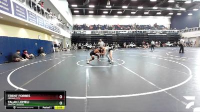 157 lbs Champ. Round 1 - Trent Forbes, Fresno City vs Talan Lomeli, Shasta College