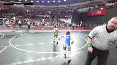 95 lbs Cons. Round 3 - Klay Gajewski, Edgar vs Ronan Miller, Mauston Talons Wrestling Club
